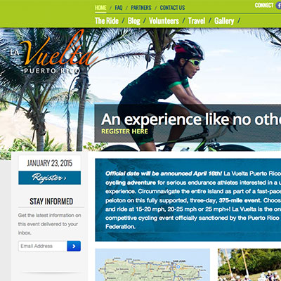 Website for La Vuelta
